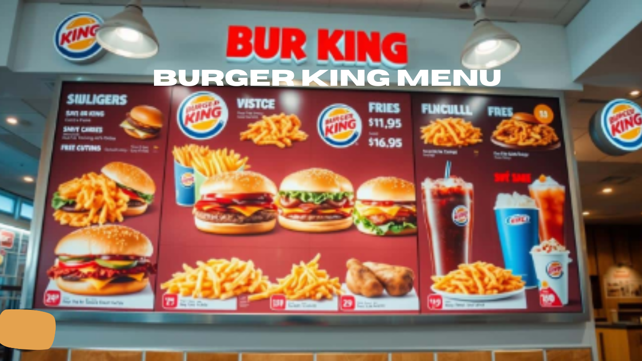 burger king menu