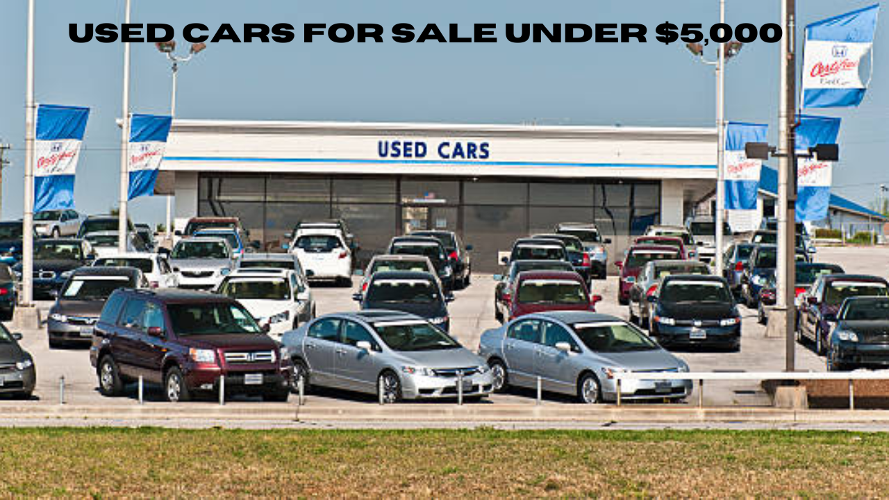 used cars for sale under $5,000