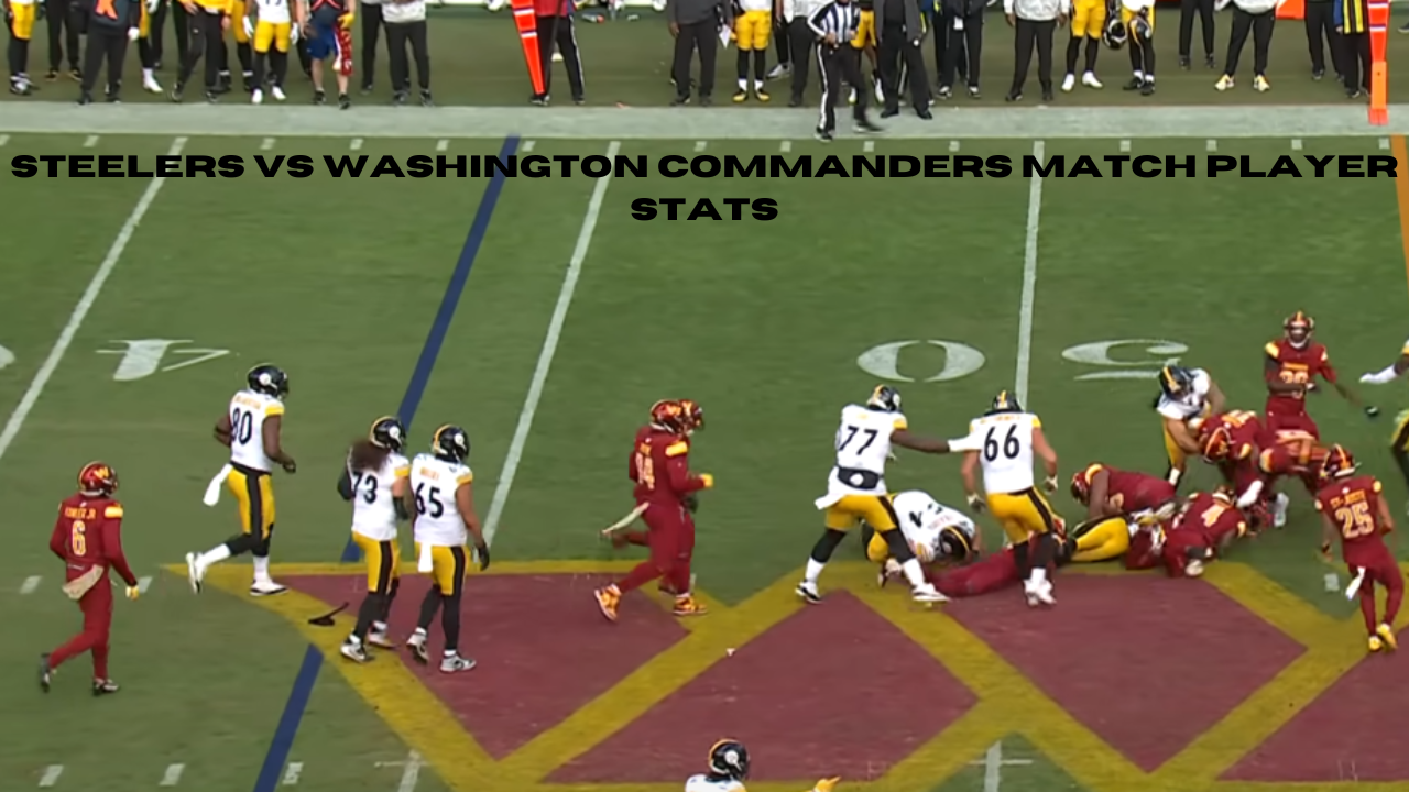 steelers vs washington commanders match player stats