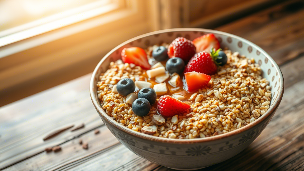 ancient grain in a healthy cereal nyt