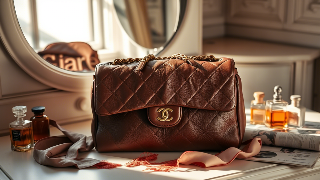 Used chanel bag withher-age Is Pure Style Gold