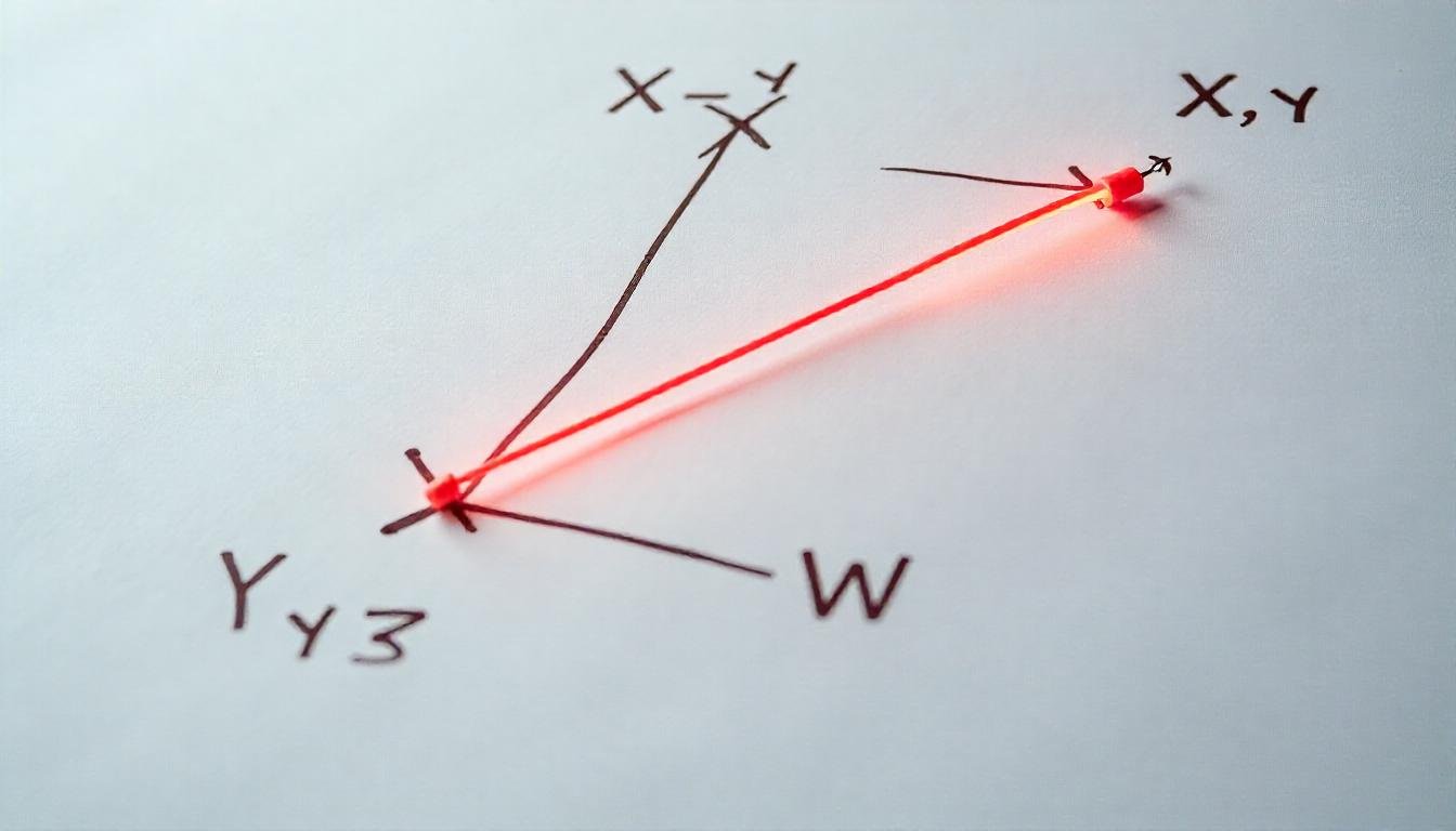 which is the line shown in the figure? line xy line xz line wx line wz