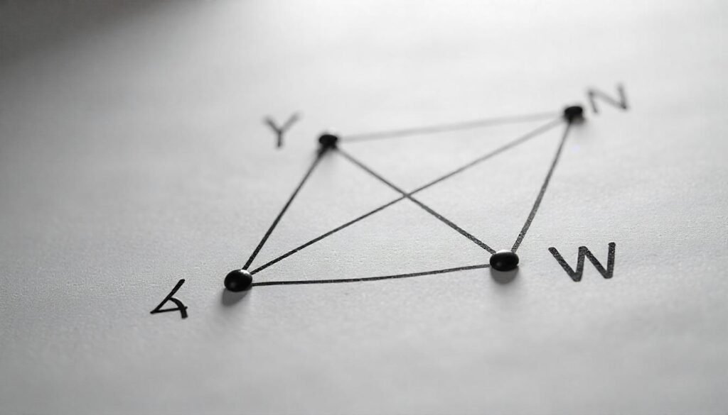 which is the line shown in the figure? line xy line xz line wx line wz